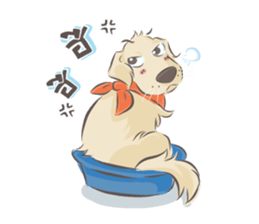 Dodimon & Friends: Golden Retrievers sticker #5424960
