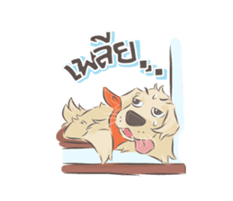 Dodimon & Friends: Golden Retrievers sticker #5424962