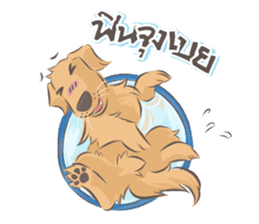Dodimon & Friends: Golden Retrievers sticker #5424971