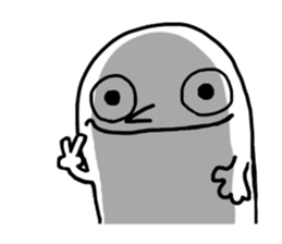 It is troublesome although I am lonely. sticker #5425004