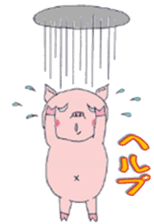 Villain pig sticker #5425425