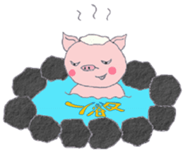 Villain pig sticker #5425453