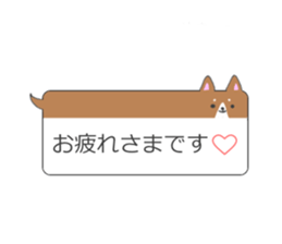 Corgi's cocoa. sticker #5427302