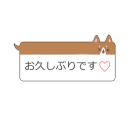 Corgi's cocoa. sticker #5427303