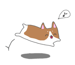 Corgi's cocoa. sticker #5427323