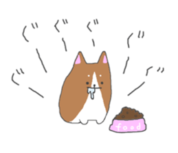Corgi's cocoa. sticker #5427328