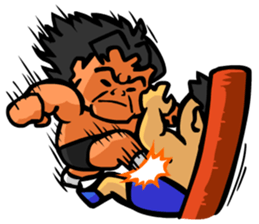 Choshu riki "The sticker revolution" sticker #5427584