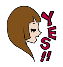 Obediently system girl sticker #5427805