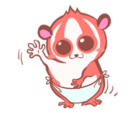 Everyday Of Slow Loris By Etekichi Sticker