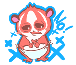 Everyday of slow loris sticker #5428225