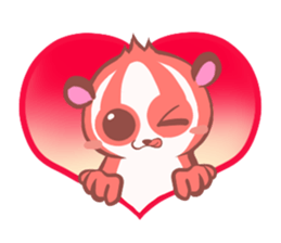 Everyday of slow loris sticker #5428232