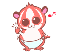 Everyday of slow loris sticker #5428242