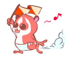 Everyday of slow loris sticker #5428247
