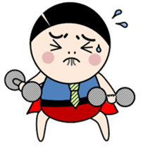 Japanese office worker 7: 3 man sticker #5428263