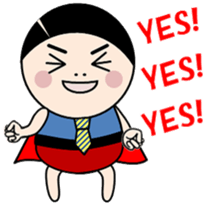 Japanese office worker 7: 3 man sticker #5428270