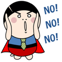 Japanese office worker 7: 3 man sticker #5428271