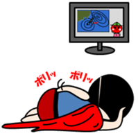 Japanese office worker 7: 3 man sticker #5428273