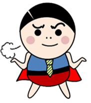 Japanese office worker 7: 3 man sticker #5428275