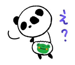 Bear and frog and panda. sticker #5428517