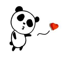 Bear and frog and panda. sticker #5428525