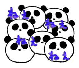 Bear and frog and panda. sticker #5428532