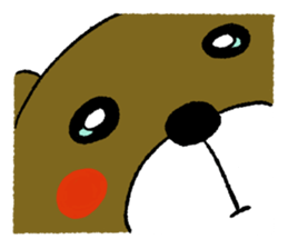 Bear and frog and panda. sticker #5428536