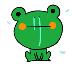 Bear and frog and panda. sticker #5428539