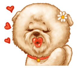 Puppy Loves to Chat sticker #5429144
