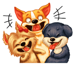 Puppy Loves to Chat sticker #5429159