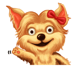 Puppy Loves to Chat sticker #5429171