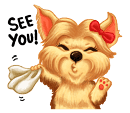 Puppy Loves to Chat sticker #5429176