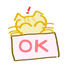 wonderful cat world sticker #5429468