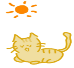 wonderful cat world sticker #5429490