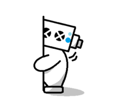 Tears robot sticker #5429504