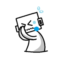 Tears robot sticker #5429505