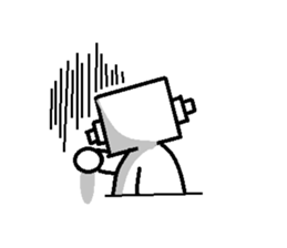 Tears robot sticker #5429509