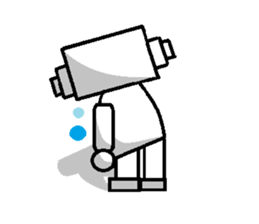 Tears robot sticker #5429512