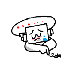 Tears robot sticker #5429516