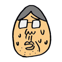 The sticker of old bird. sticker #5429670