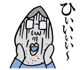 The sticker of old bird. sticker #5429680