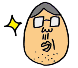 The sticker of old bird. sticker #5429684