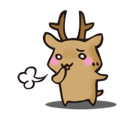Be with deer sticker #5429769