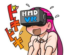 The VR Girl Ocu-tan sticker #5430357
