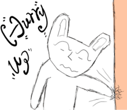 Mr. Rabbitson sticker #5430495