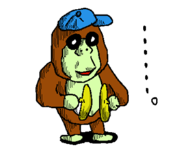 Great monkey "Aiore". sticker #5430980