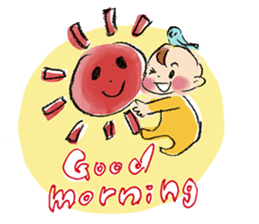 Good luck mom!Baby Series sticker #5431409