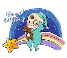 Good luck mom!Baby Series sticker #5431410