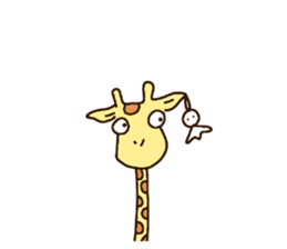 Life of cute giraffe 5th. sticker #5432063
