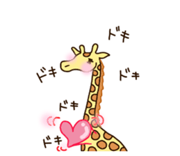 Life of cute giraffe 5th. sticker #5432097