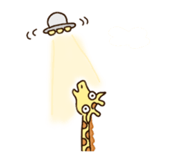 Life of cute giraffe 5th. sticker #5432099